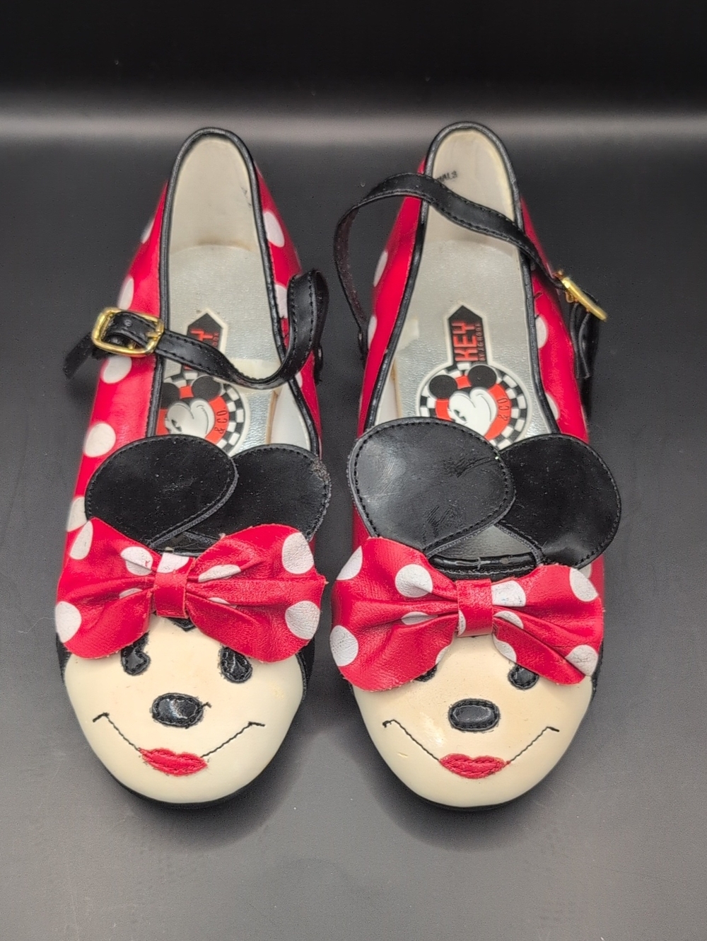 MICKEY and CO by JG HOOK Vintage Mary Jane Shoes Minnie Mouse Toddler Size